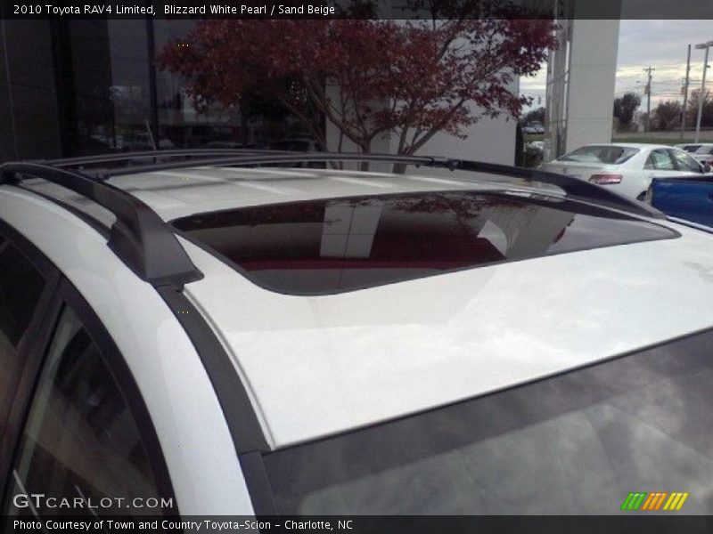 Blizzard White Pearl / Sand Beige 2010 Toyota RAV4 Limited