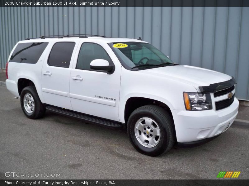 Summit White / Ebony 2008 Chevrolet Suburban 1500 LT 4x4