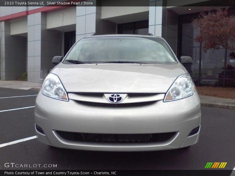 Silver Shadow Pearl / Stone 2010 Toyota Sienna LE