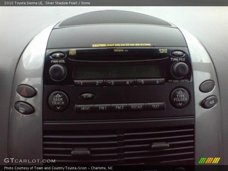 Silver Shadow Pearl / Stone 2010 Toyota Sienna LE
