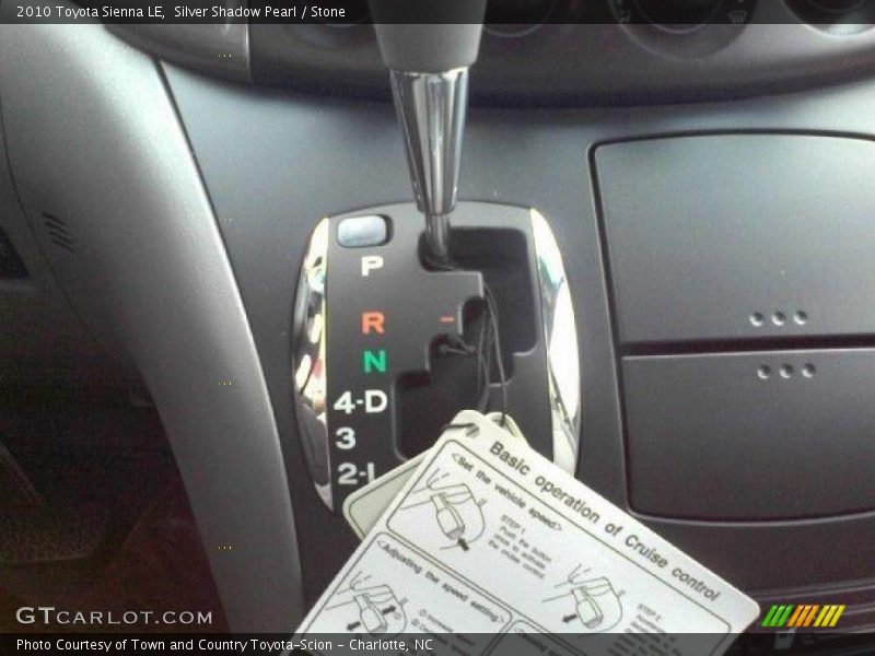Silver Shadow Pearl / Stone 2010 Toyota Sienna LE