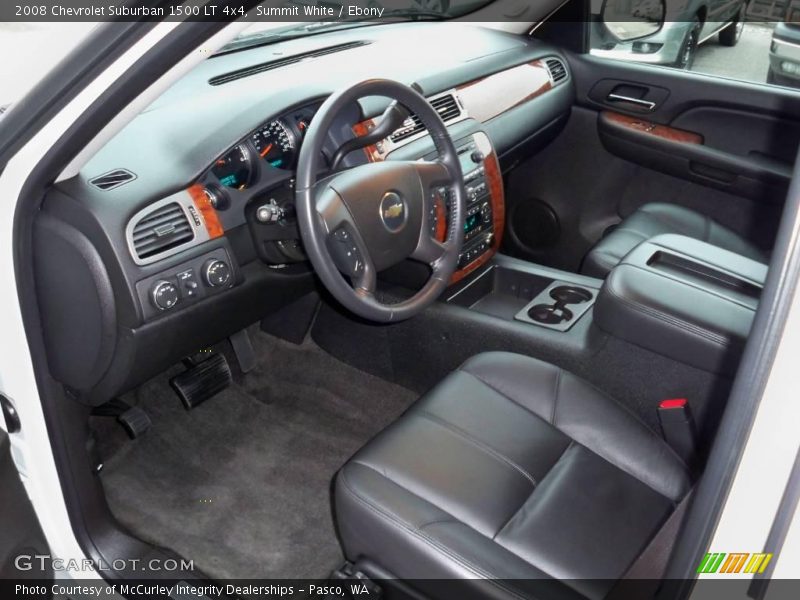 Summit White / Ebony 2008 Chevrolet Suburban 1500 LT 4x4