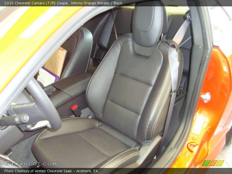 Inferno Orange Metallic / Black 2010 Chevrolet Camaro LT/RS Coupe