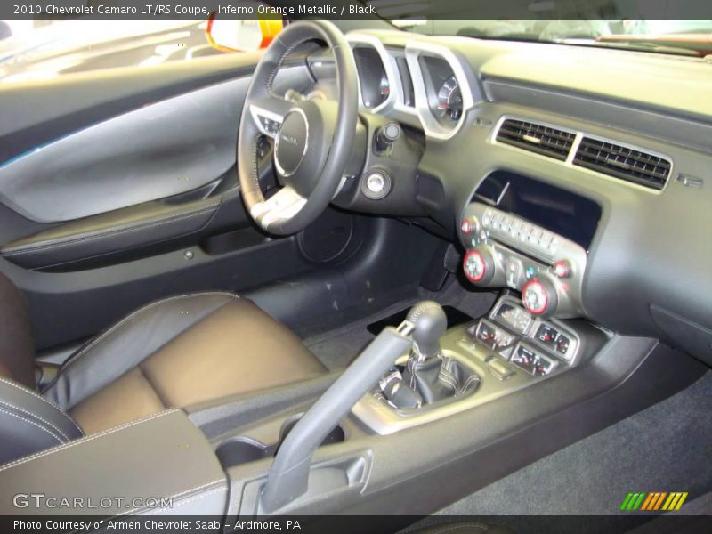 Inferno Orange Metallic / Black 2010 Chevrolet Camaro LT/RS Coupe