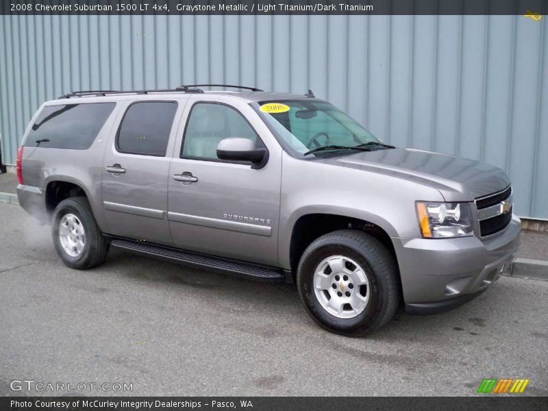 Graystone Metallic / Light Titanium/Dark Titanium 2008 Chevrolet Suburban 1500 LT 4x4