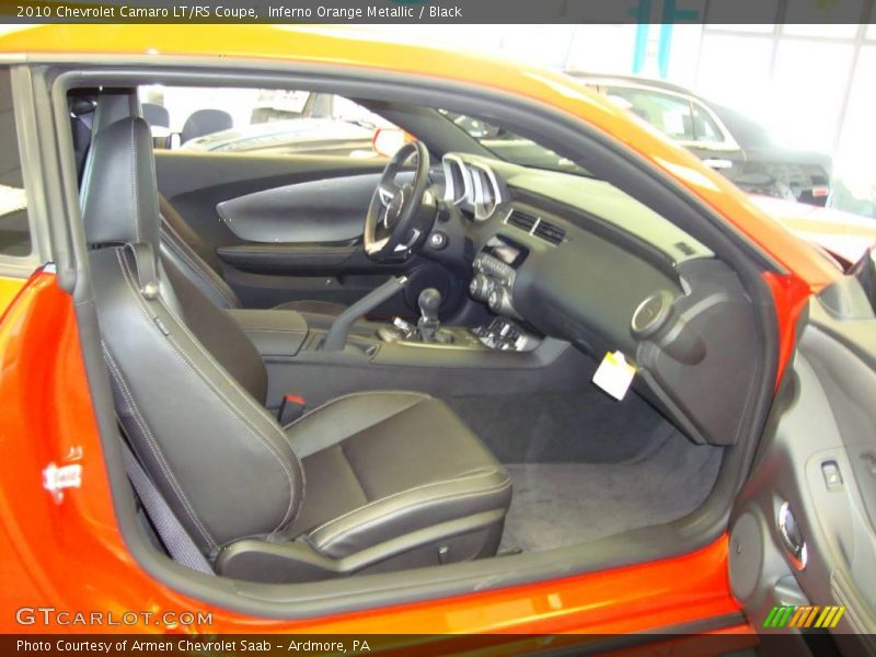Inferno Orange Metallic / Black 2010 Chevrolet Camaro LT/RS Coupe