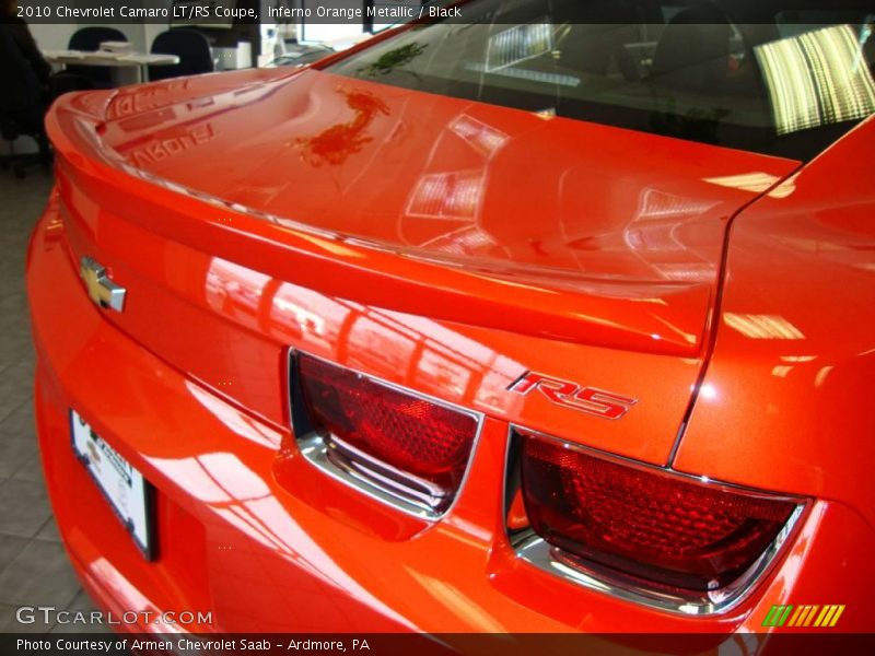 Inferno Orange Metallic / Black 2010 Chevrolet Camaro LT/RS Coupe