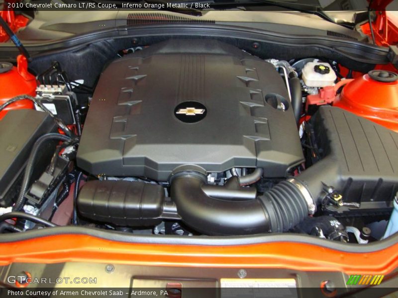 Inferno Orange Metallic / Black 2010 Chevrolet Camaro LT/RS Coupe