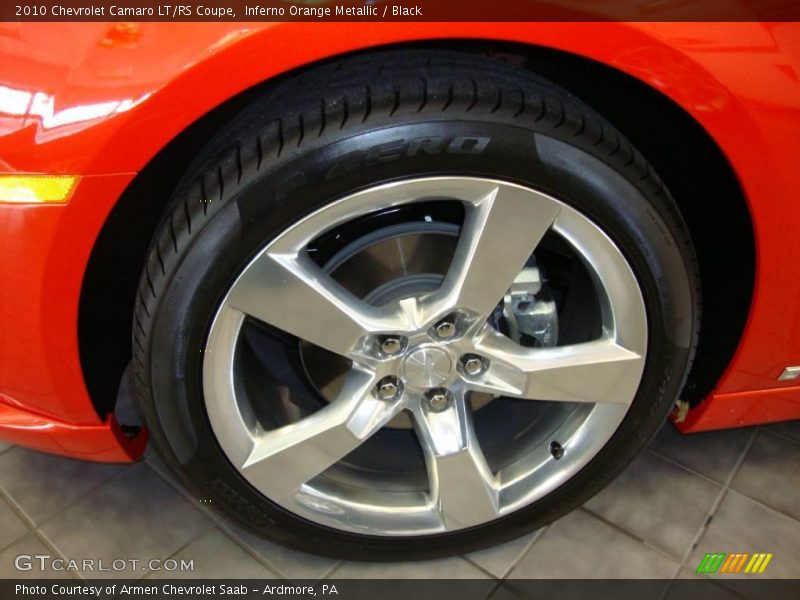 Inferno Orange Metallic / Black 2010 Chevrolet Camaro LT/RS Coupe