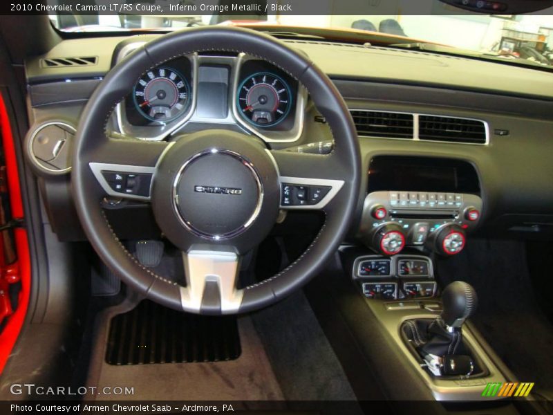Inferno Orange Metallic / Black 2010 Chevrolet Camaro LT/RS Coupe