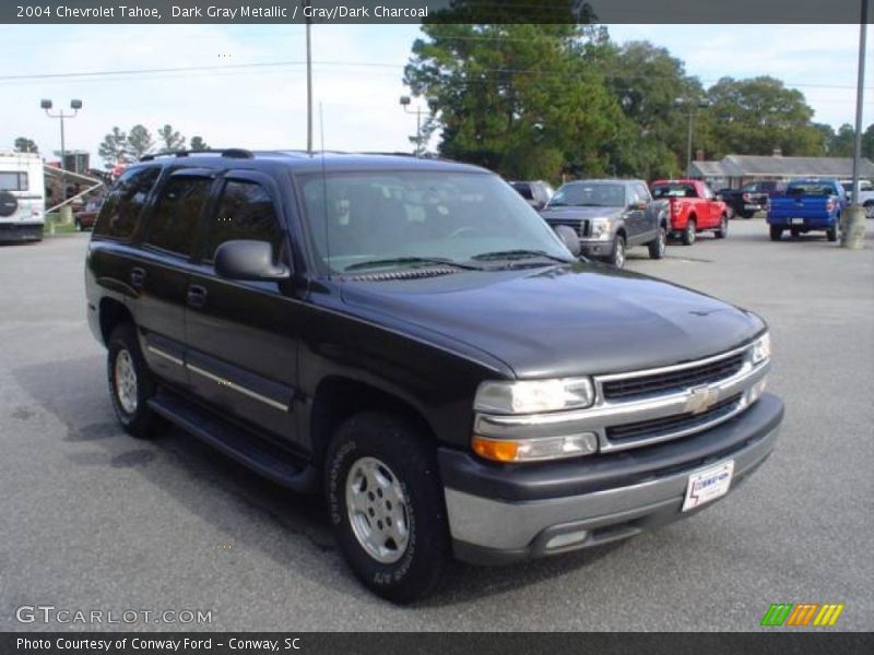 Dark Gray Metallic / Gray/Dark Charcoal 2004 Chevrolet Tahoe