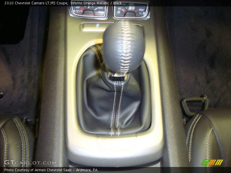 Inferno Orange Metallic / Black 2010 Chevrolet Camaro LT/RS Coupe