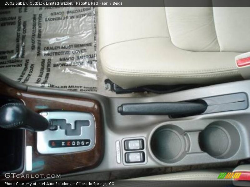 Regatta Red Pearl / Beige 2002 Subaru Outback Limited Wagon