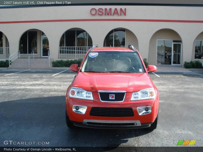 Chili Pepper Red / Tan 2007 Saturn VUE V6