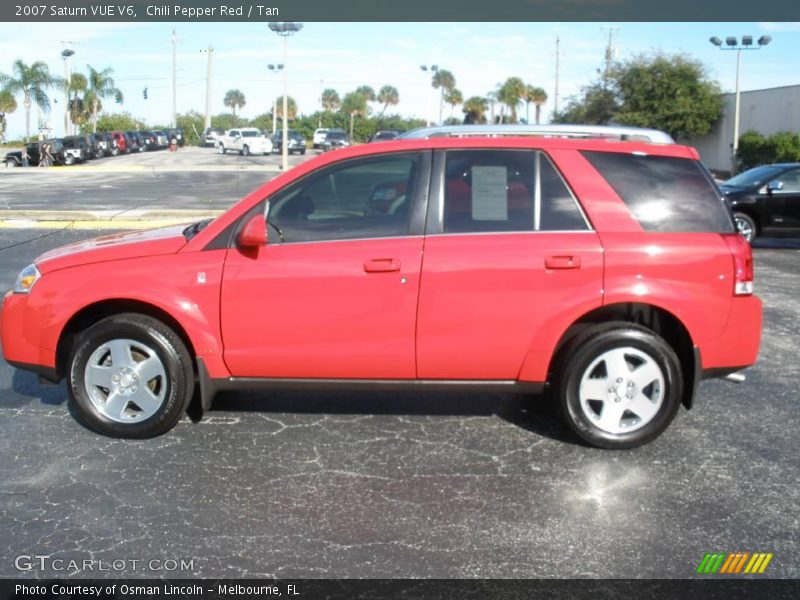 Chili Pepper Red / Tan 2007 Saturn VUE V6