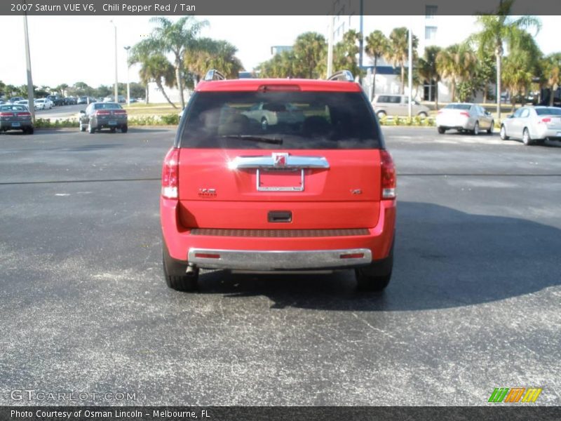 Chili Pepper Red / Tan 2007 Saturn VUE V6