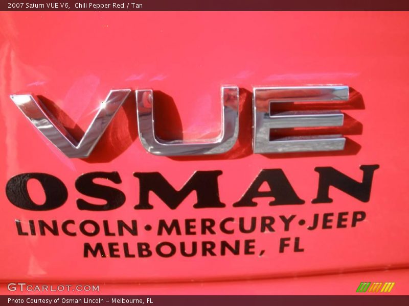 Chili Pepper Red / Tan 2007 Saturn VUE V6