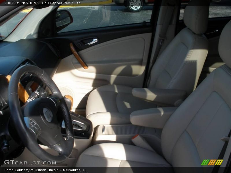 Chili Pepper Red / Tan 2007 Saturn VUE V6