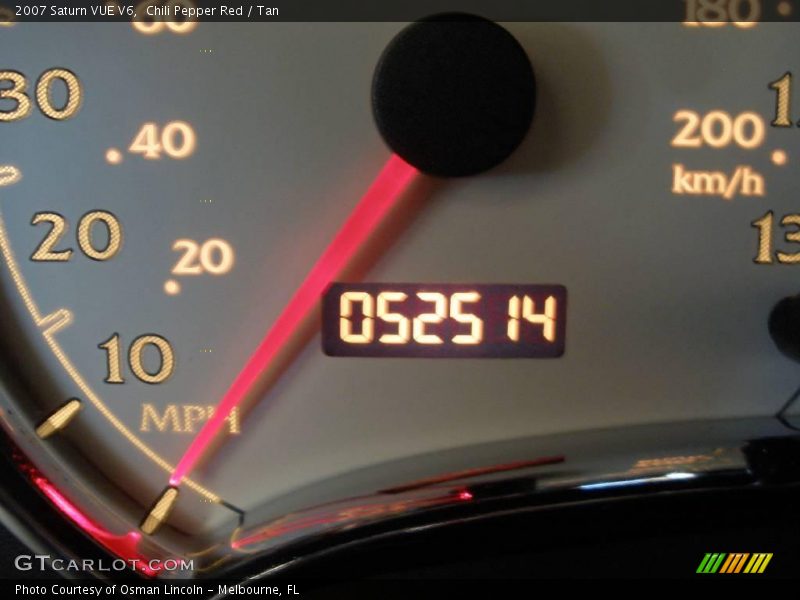 Chili Pepper Red / Tan 2007 Saturn VUE V6