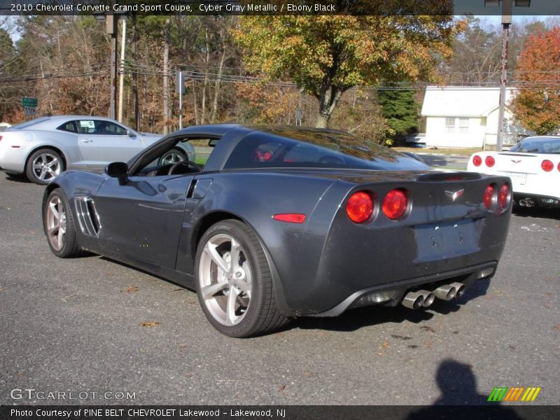 Cyber Gray Metallic / Ebony Black 2010 Chevrolet Corvette Grand Sport Coupe