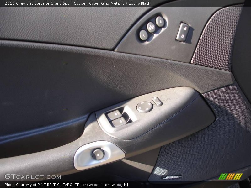 Cyber Gray Metallic / Ebony Black 2010 Chevrolet Corvette Grand Sport Coupe