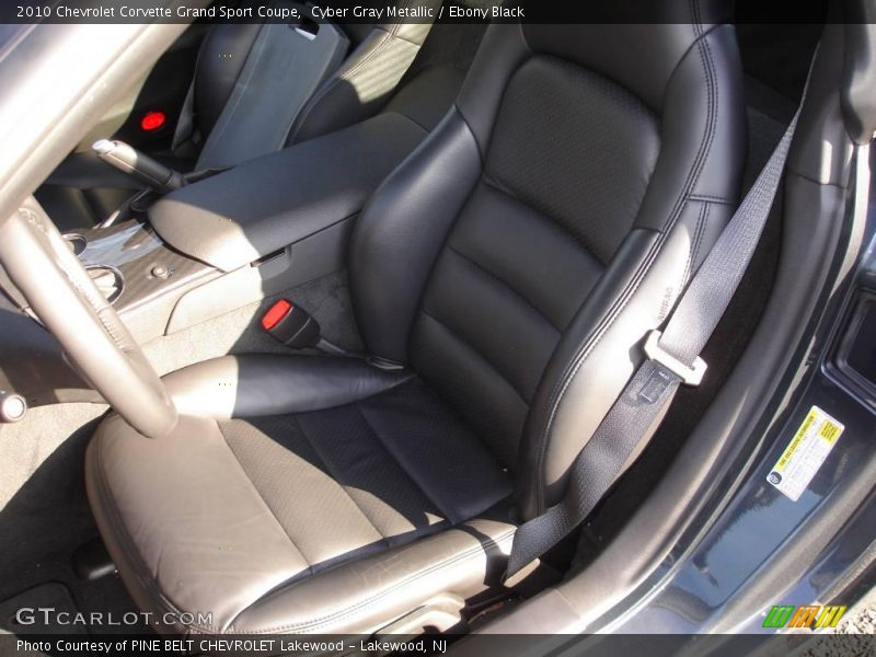 Cyber Gray Metallic / Ebony Black 2010 Chevrolet Corvette Grand Sport Coupe