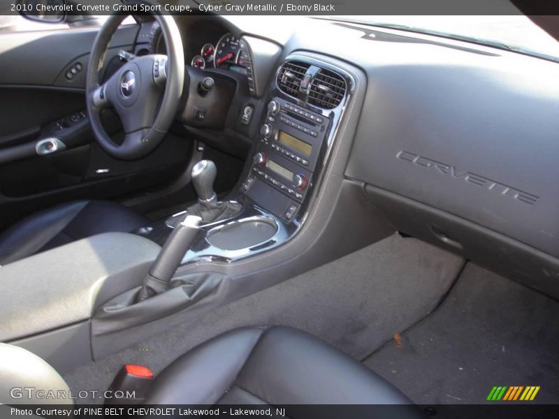Cyber Gray Metallic / Ebony Black 2010 Chevrolet Corvette Grand Sport Coupe