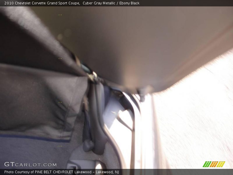 Cyber Gray Metallic / Ebony Black 2010 Chevrolet Corvette Grand Sport Coupe