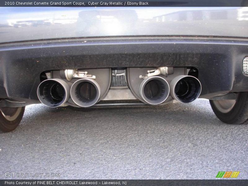 Cyber Gray Metallic / Ebony Black 2010 Chevrolet Corvette Grand Sport Coupe