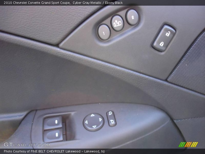 Cyber Gray Metallic / Ebony Black 2010 Chevrolet Corvette Grand Sport Coupe