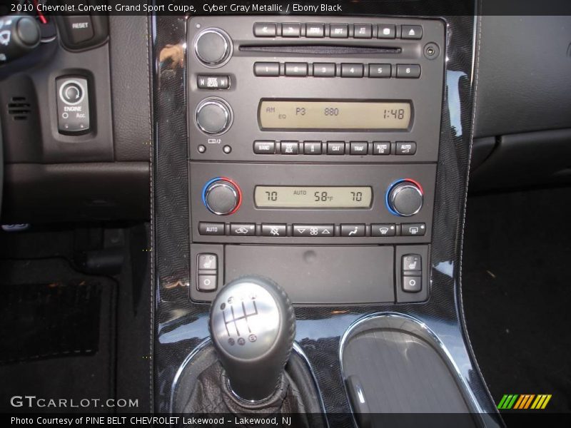 Cyber Gray Metallic / Ebony Black 2010 Chevrolet Corvette Grand Sport Coupe