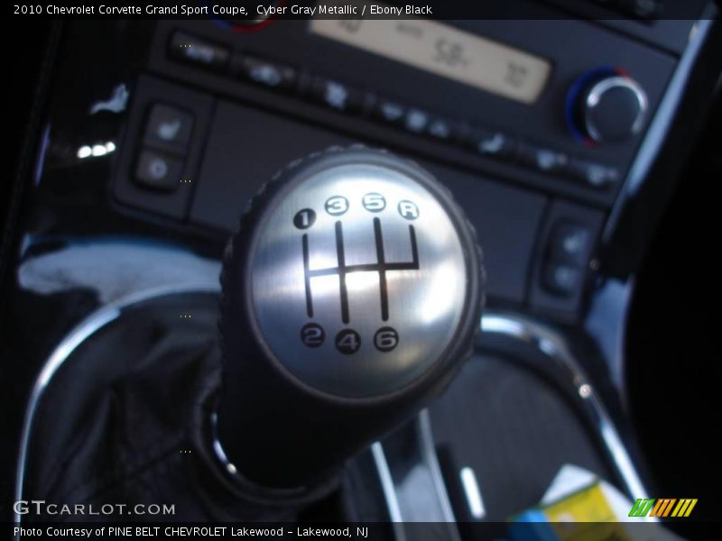 Cyber Gray Metallic / Ebony Black 2010 Chevrolet Corvette Grand Sport Coupe