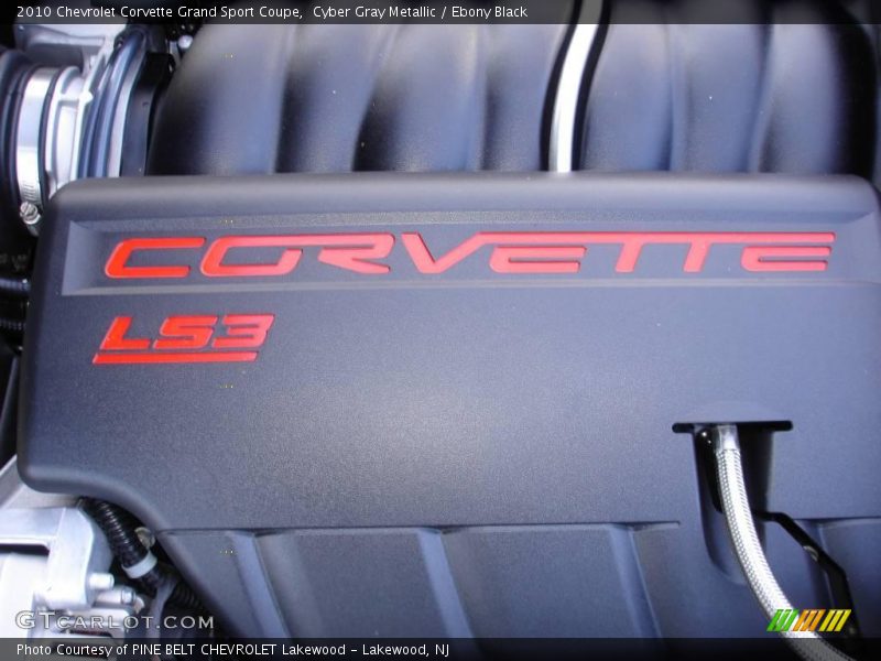 Cyber Gray Metallic / Ebony Black 2010 Chevrolet Corvette Grand Sport Coupe