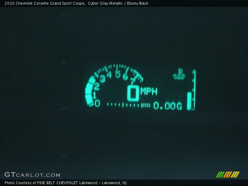 Cyber Gray Metallic / Ebony Black 2010 Chevrolet Corvette Grand Sport Coupe