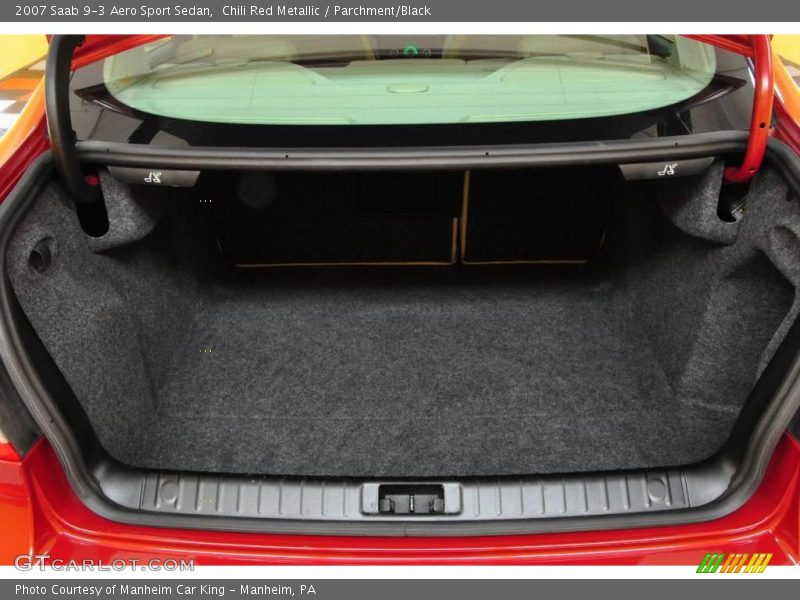 Chili Red Metallic / Parchment/Black 2007 Saab 9-3 Aero Sport Sedan