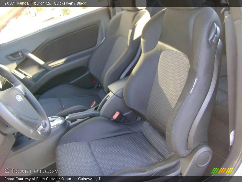 Quicksilver / Black 2007 Hyundai Tiburon GS