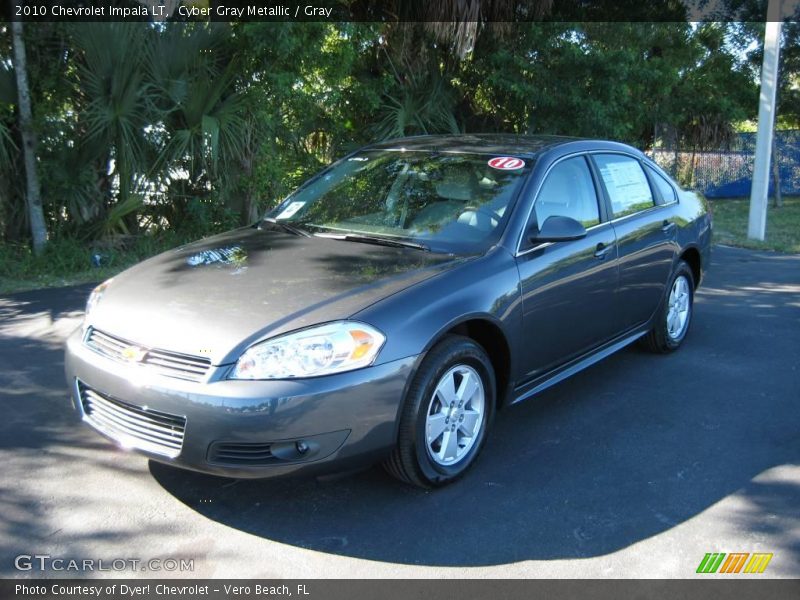 Cyber Gray Metallic / Gray 2010 Chevrolet Impala LT
