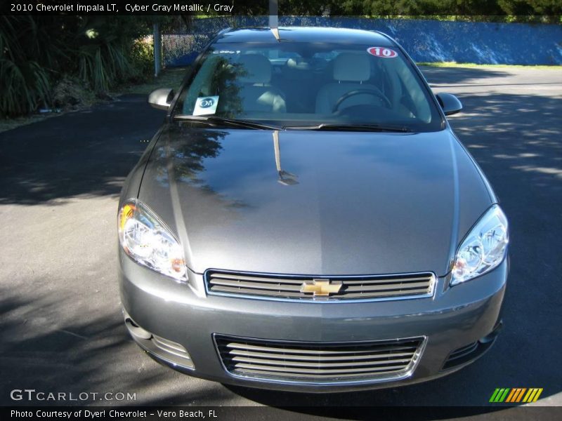 Cyber Gray Metallic / Gray 2010 Chevrolet Impala LT