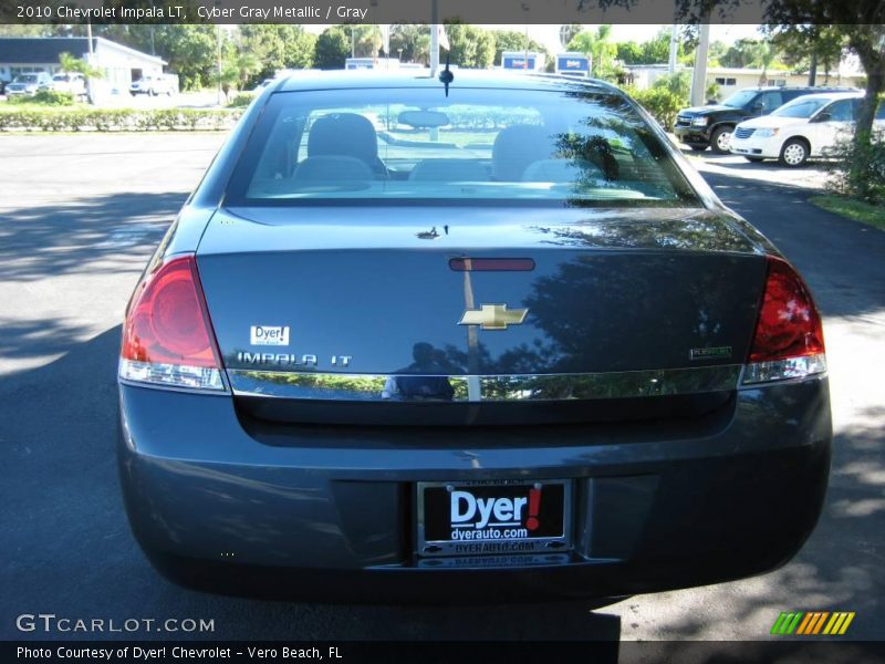Cyber Gray Metallic / Gray 2010 Chevrolet Impala LT