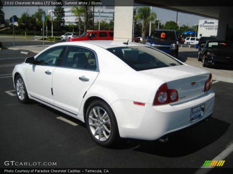 Summit White / Ebony 2010 Chevrolet Malibu LTZ Sedan
