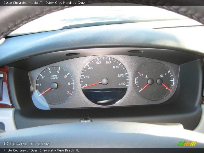 Cyber Gray Metallic / Gray 2010 Chevrolet Impala LT
