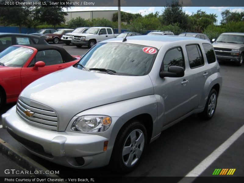 Silver Ice Metallic / Ebony 2010 Chevrolet HHR LS