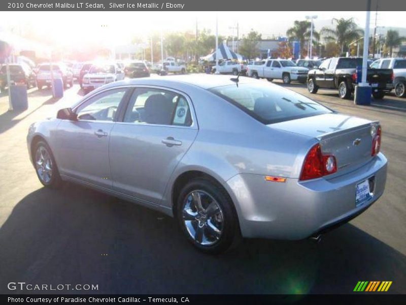 Silver Ice Metallic / Ebony 2010 Chevrolet Malibu LT Sedan