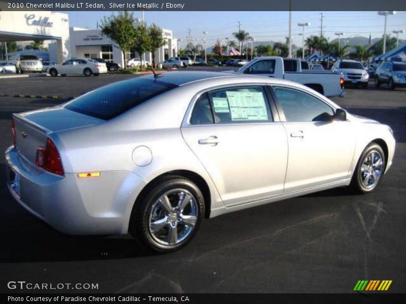 Silver Ice Metallic / Ebony 2010 Chevrolet Malibu LT Sedan