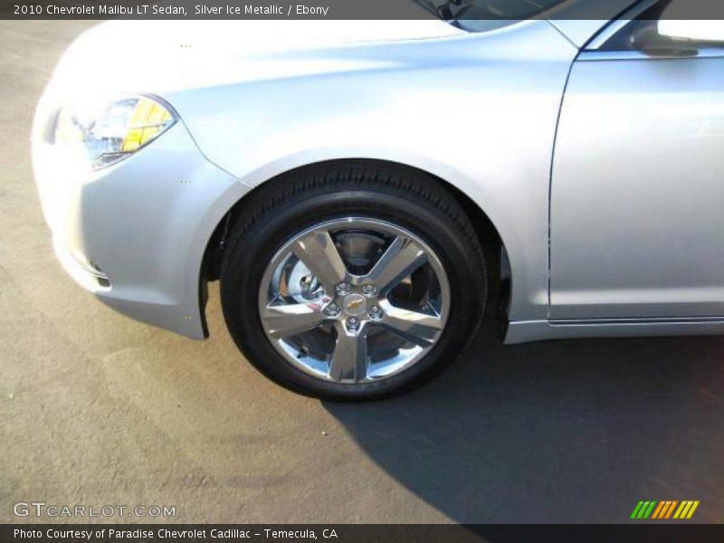 Silver Ice Metallic / Ebony 2010 Chevrolet Malibu LT Sedan