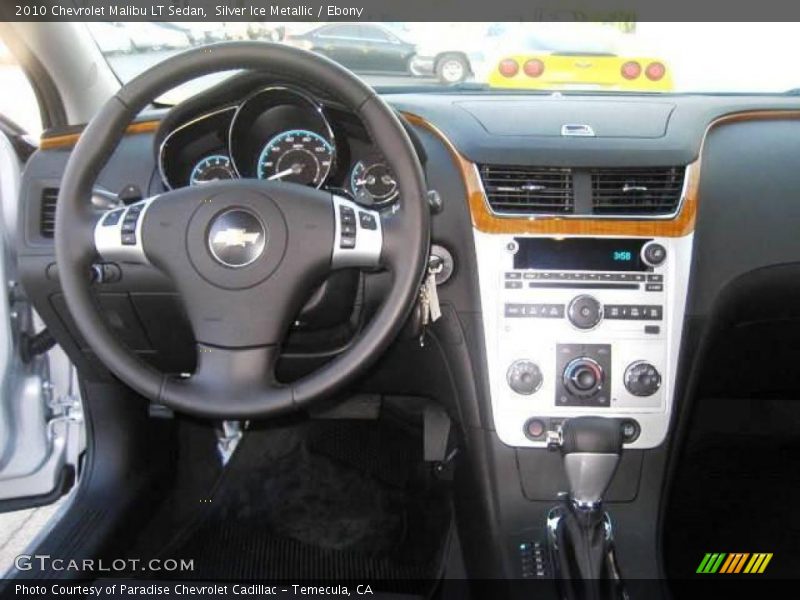 Silver Ice Metallic / Ebony 2010 Chevrolet Malibu LT Sedan