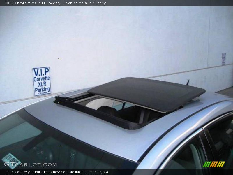 Silver Ice Metallic / Ebony 2010 Chevrolet Malibu LT Sedan