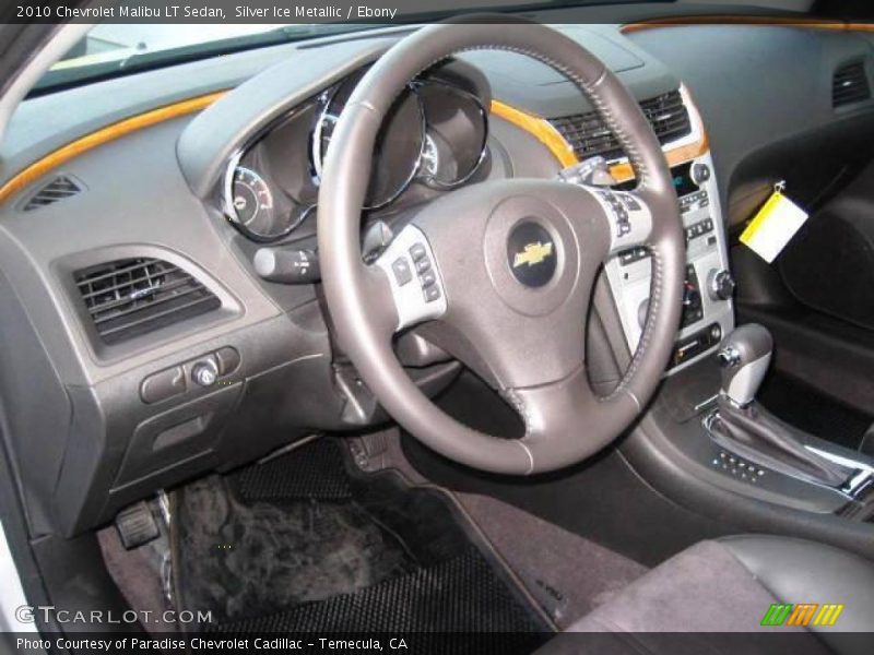 Silver Ice Metallic / Ebony 2010 Chevrolet Malibu LT Sedan