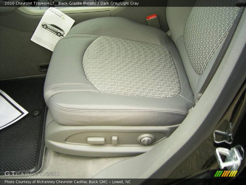 Black Granite Metallic / Dark Gray/Light Gray 2010 Chevrolet Traverse LT
