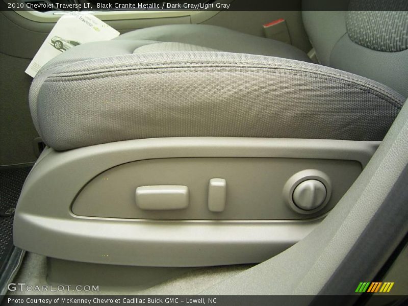 Black Granite Metallic / Dark Gray/Light Gray 2010 Chevrolet Traverse LT